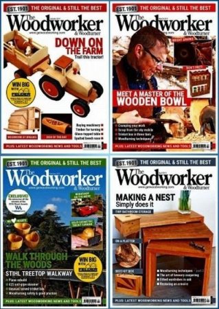 Обложка к The Woodworker & Woodturner. №1-12  (2017) PDF